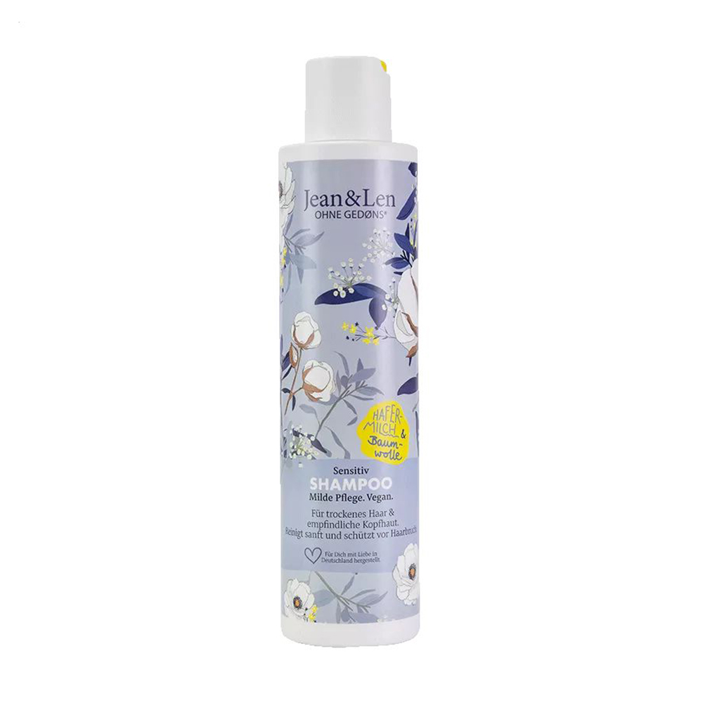 Уцінка! Шампунь для волосся Jean &amp; Len Shampoo Вівсяне молоко та бавовна, 300 мл
